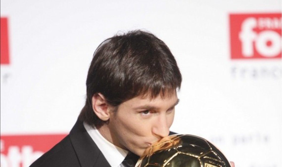 Pernai "Auksinis kamuolys" atiteko L.Messi