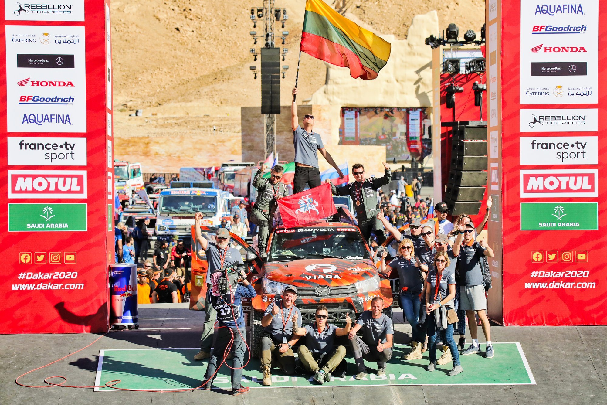 2020 metų Dakaras lietuviai įrodė, kad sunkiausias pasaulyje ralis