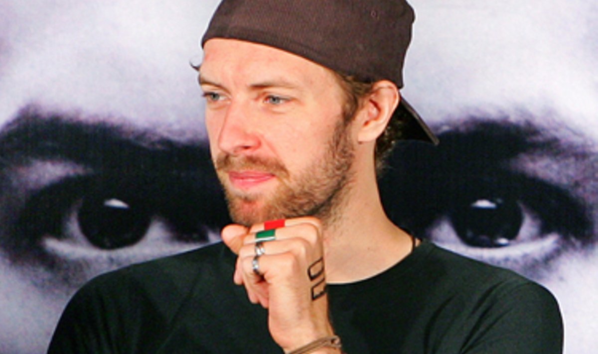 „Coldplay“ vokalistas Chrisas Martinas