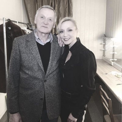 Kristina Orbakaitė ir jos tėtis Mykolas Orbakas