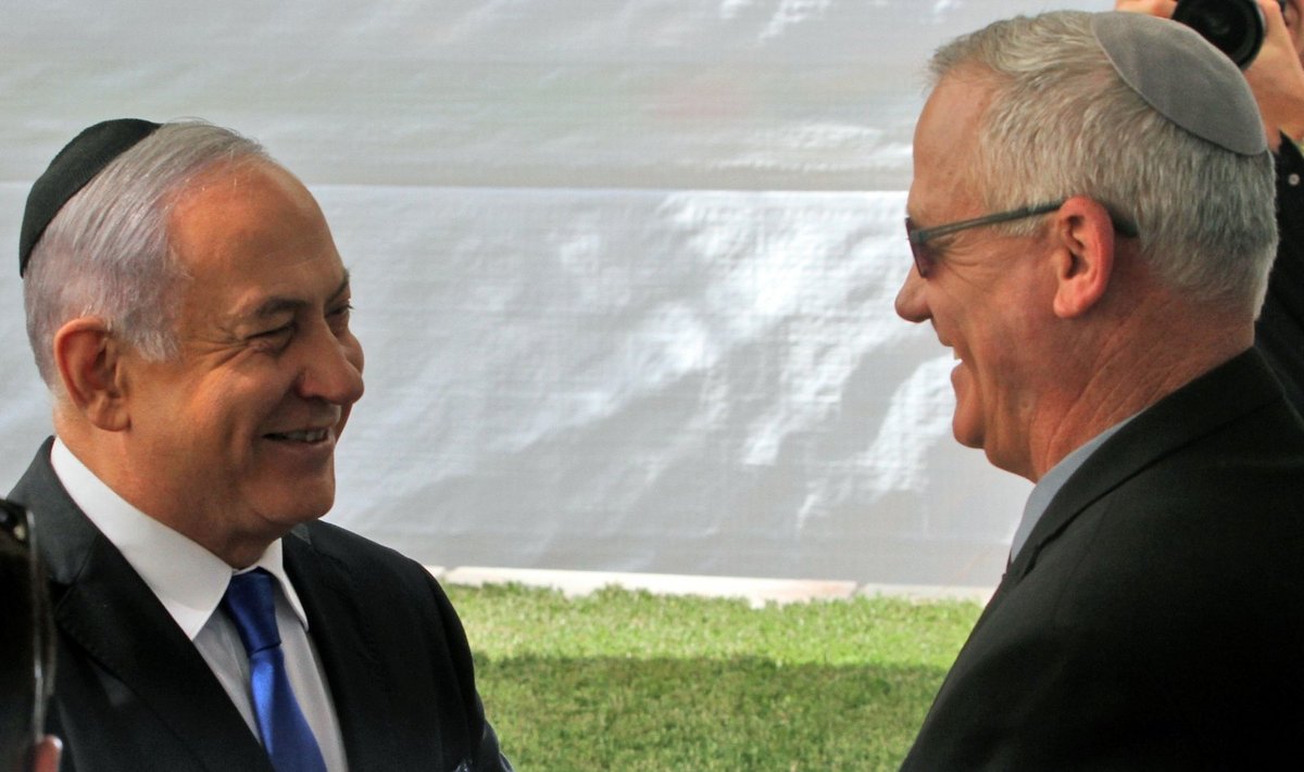 Benjaminas Netanyahu, Benny Gantzas
