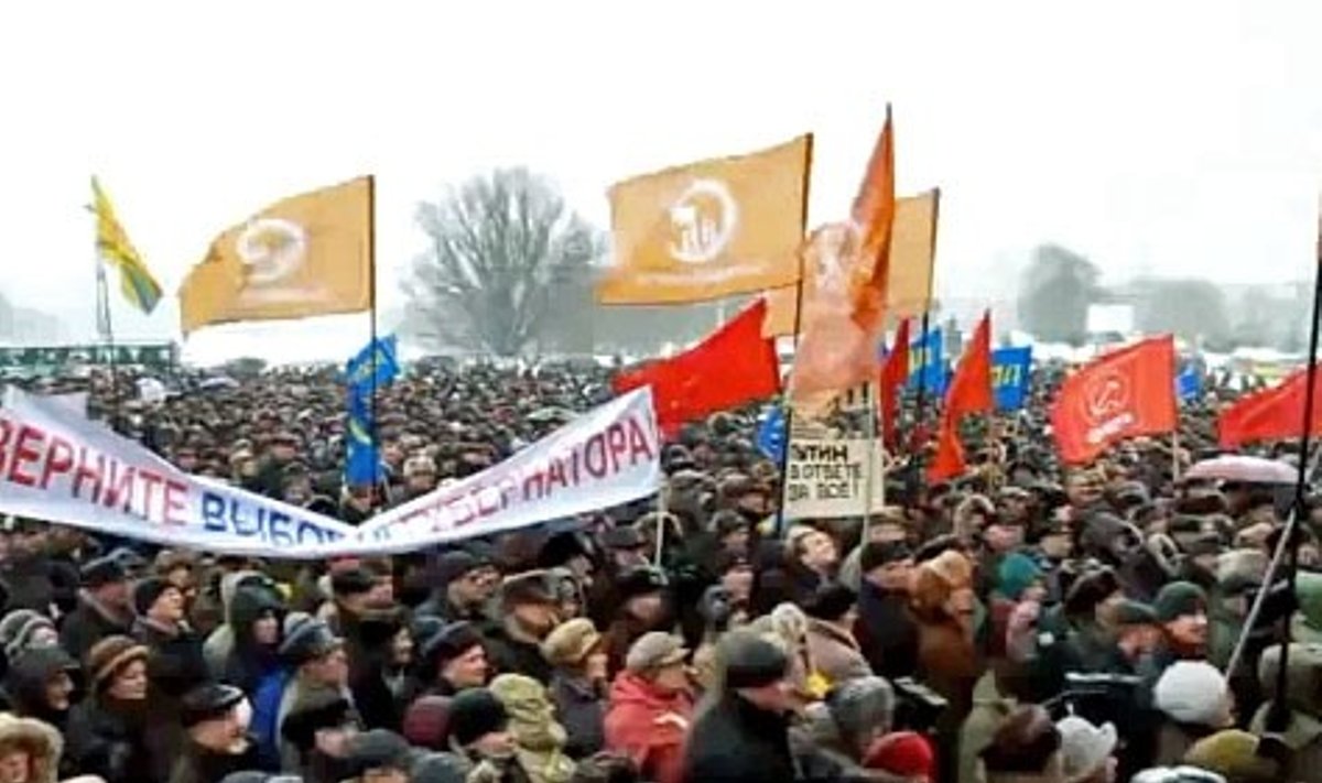Митинг в Калининграде