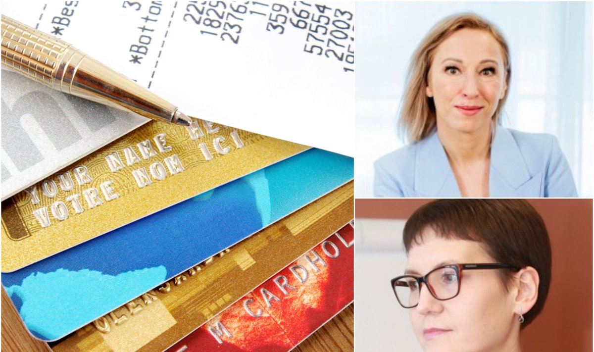 Kreditinės kortelės; Jūratė Cvilikienė ir Edita Palskė
