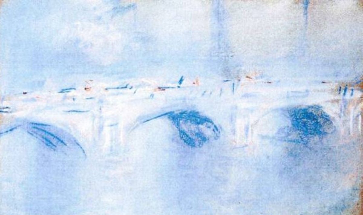 Claude Monet paveikslas „Vaterlo tiltas Londone“