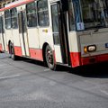 Во время саммита по Вильнюсу все же курсируют старые троллейбусы