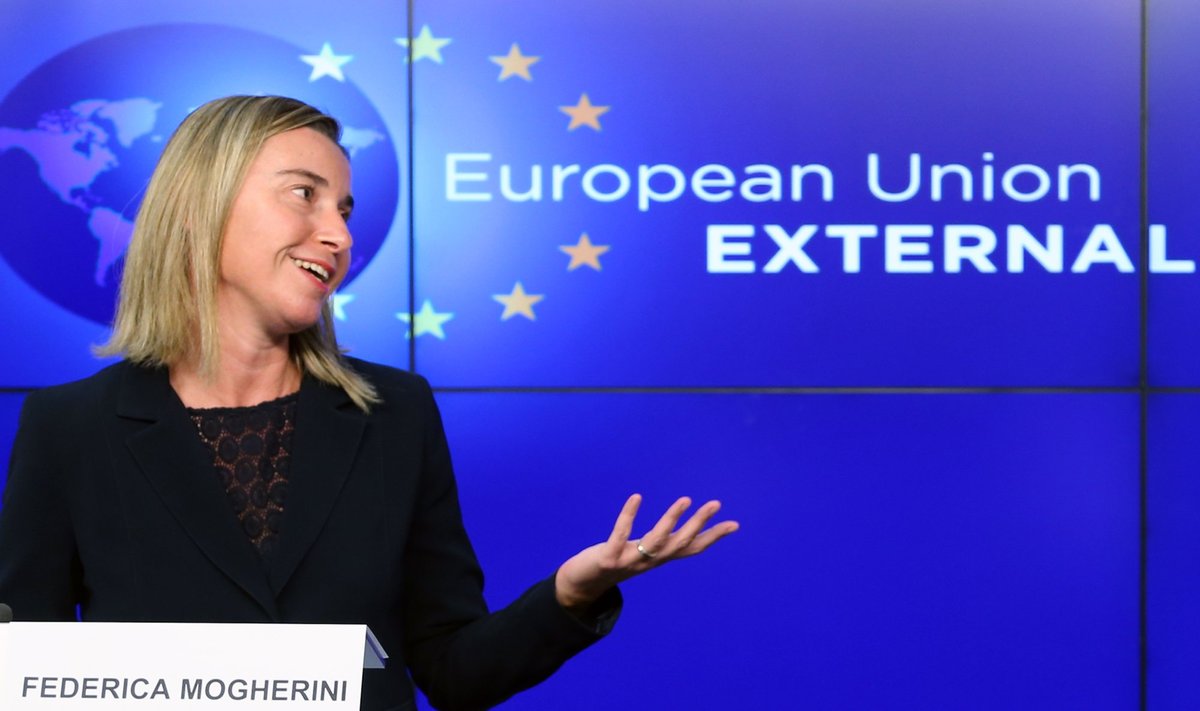 EU external policy chief Federica Mogherini