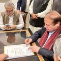 Artėjant rinkimams, buvęs Pakistano premjeras N. Sharifas sugrįžo iš savanoriškos tremties