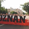 Poznanės „Lech“ klubo sirgalių eitynės Vilniuje