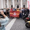 Vilniuje palydėti mototurizmo ralio dalyviai: jūs rodote labai gerą pavyzdį