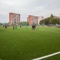 Vilniuje atidarytas naujas Senvagės gimnazijos futbolo stadionas