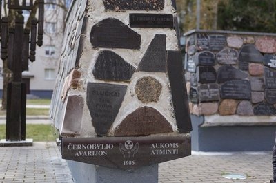 Lenta Černobylio aukoms atminti Panevėžyje // M. Garucko nuotr.
