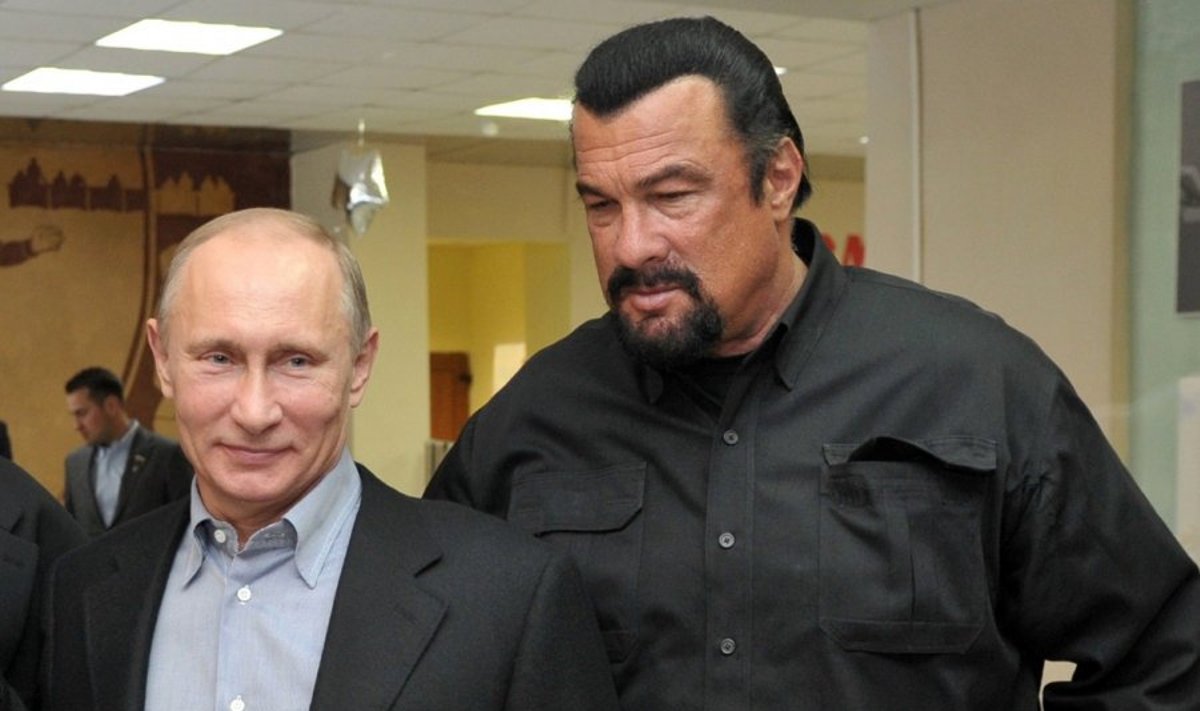Stevenas Seagalas ir  Vladimiras Putinas