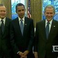 Buvę JAV Prezidentai dalijosi patirtimi su B.Obama