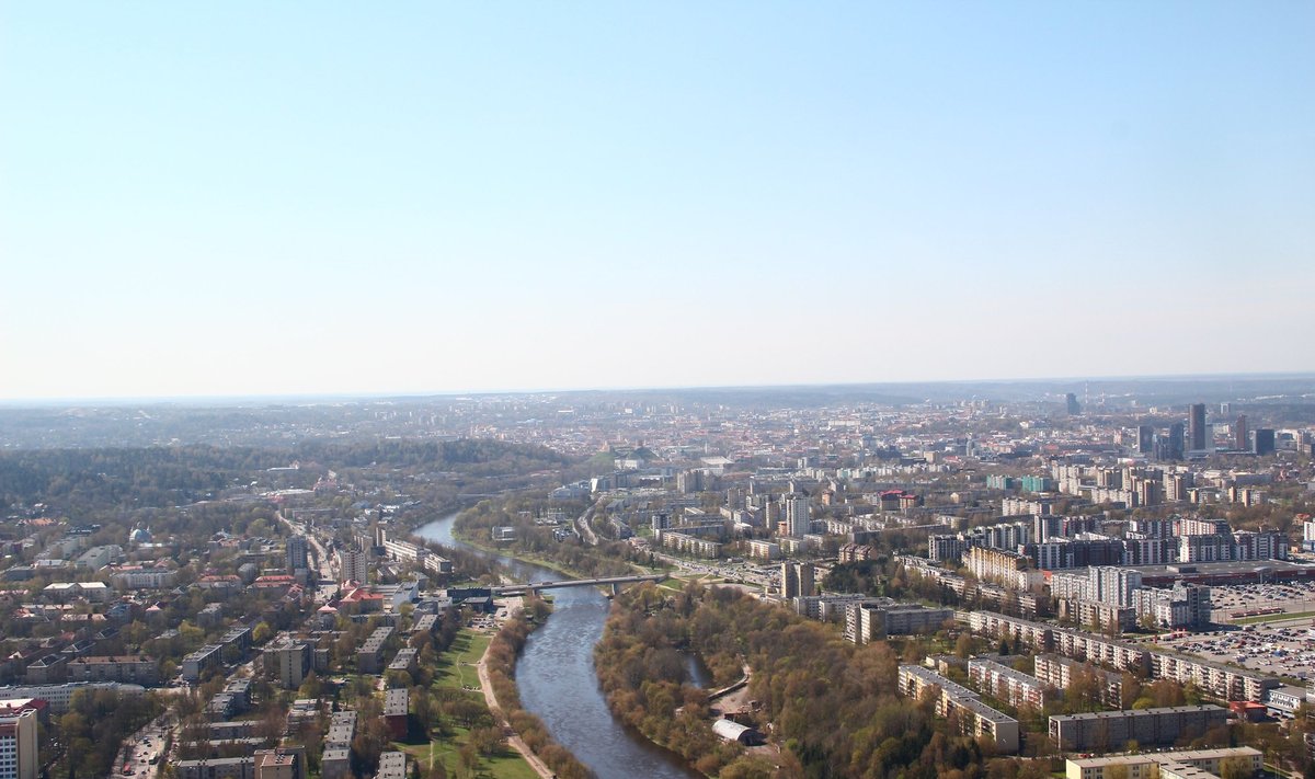 Vilnius iš paukščio skrydžio