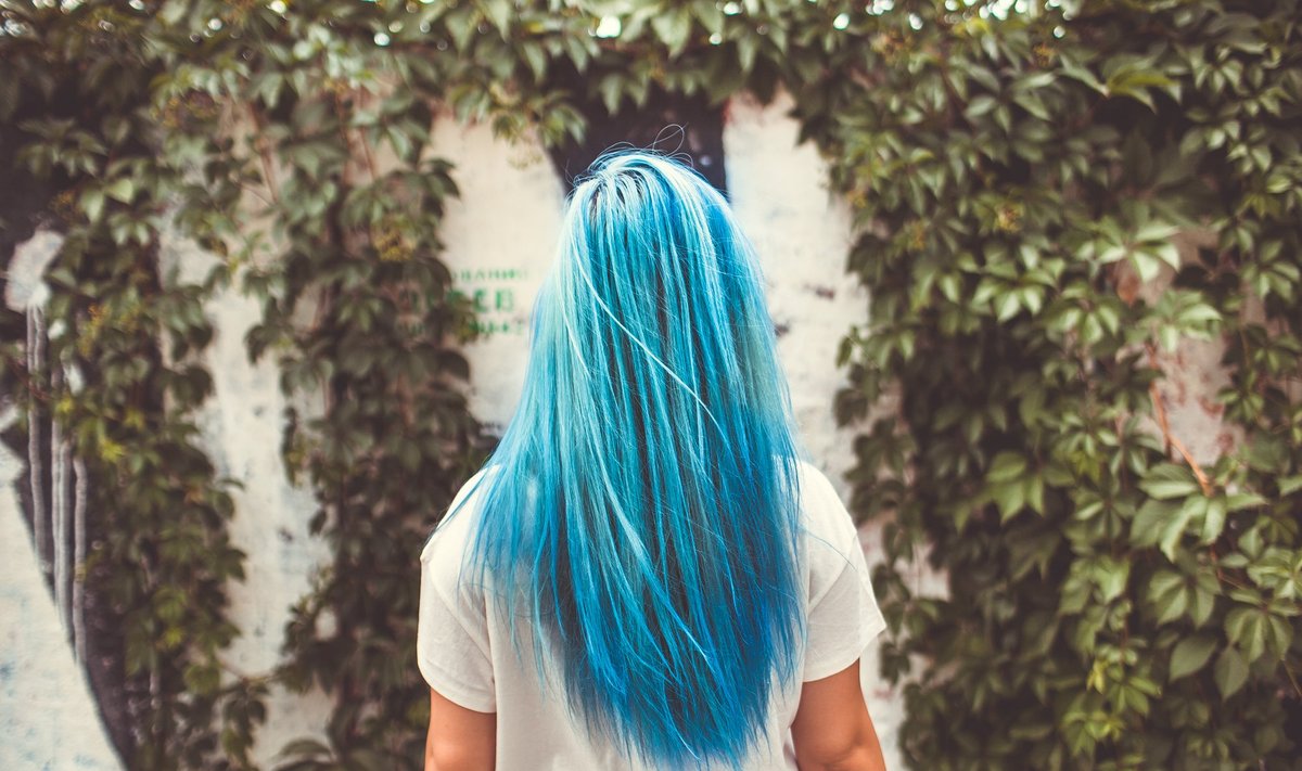 Mėlyni plaukai