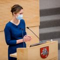 Čmilytė-Nielsen pavasario sesijos darbus aptars su Sveikatos reikalų komiteto pirmininku