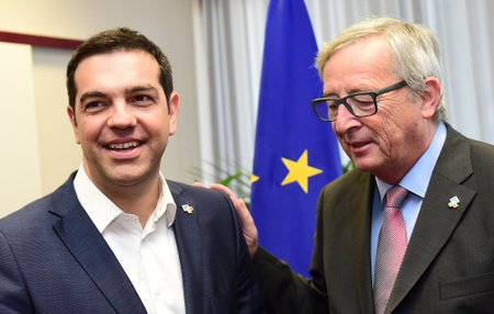 Alexis Tsipras, Jeanas Claude'as Junckeris