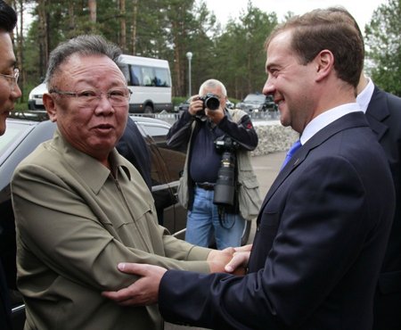 Kim Jong Ilas, Dmitrijus Medvedevas