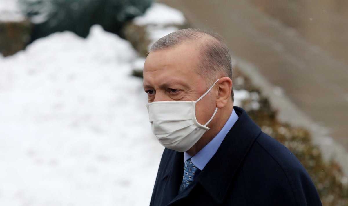 Turkijos prezidentas Recepas Tayyipas Erdoğanas