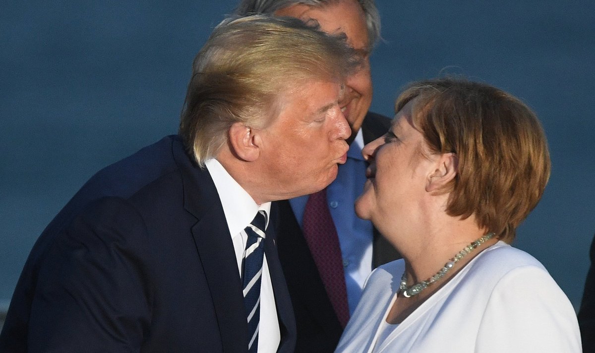 Donaldas Trumpas, Angela Merkel