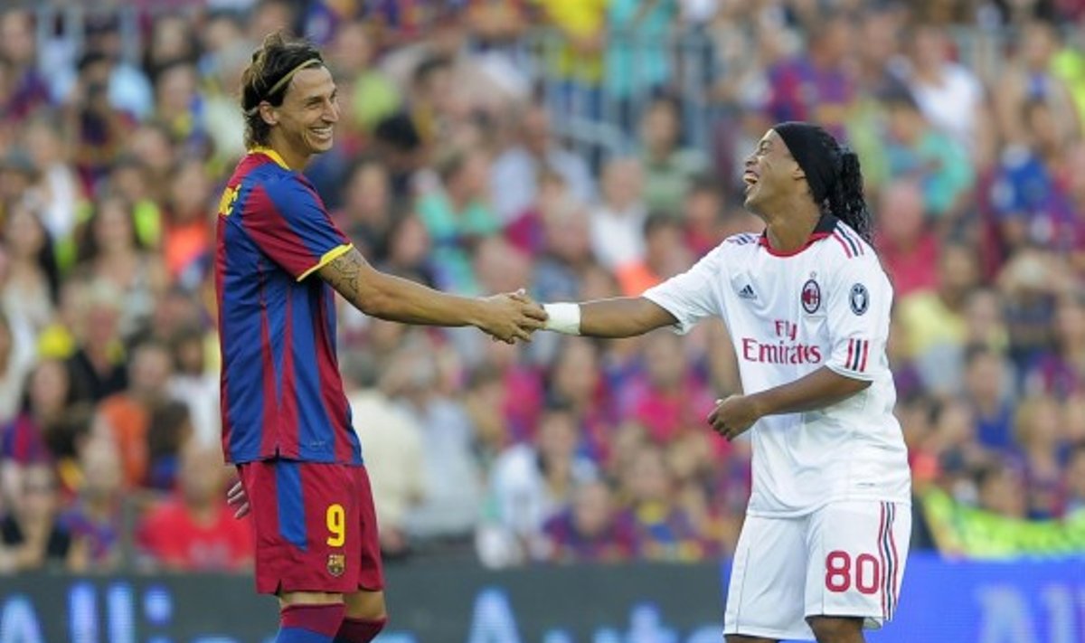 Z.Ibrahimovičius norėtų žaisti kartu su Ronaldinho