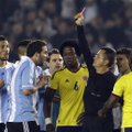 Pasaulio futbolo čempionato atrankoje Argentinos ir Kolumbijos rinktinės sužaidė lygiosiomis