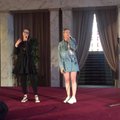 Ieva Zasimauskaitė ir Paula Valentaitė atliko „eurovizinį“ kūrinį