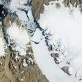 Nuo ledyno Grenlandijoje atskilo didžiulis ledkalnis