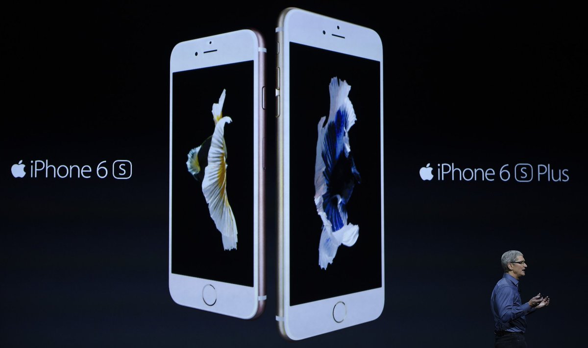 "iPhone 6s" ir "iPhone 6s Plus"