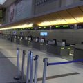 Los Andželo oro uoste naudojamos šiluminės kameros keleivių kūno temperatūrai matuoti