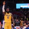 Įsimintiną „Karaliaus“ Jameso pasirodymą aptemdė „Lakers“ nesėkmė