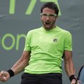 ATP turnyro Bukarešte ketvirtfinalyje - serbas, rumunas, vokietis ir ispanas