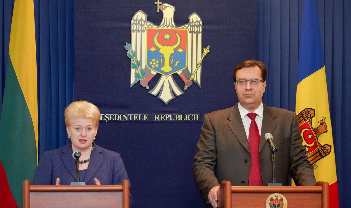 Prezidentė Dalia Grybauskaitė susitiko su Moldovos Parlamento Pirmininku, laikinai einančiu Prezidento pareigas, Marianu Lupu