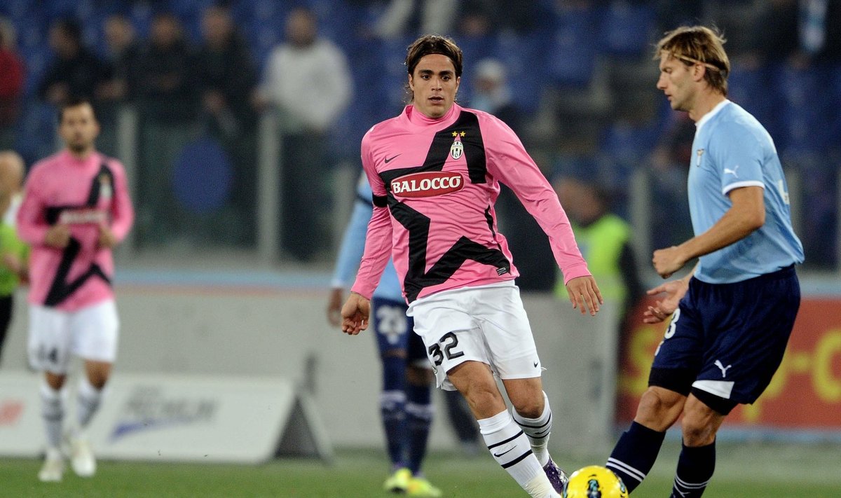 Marius Stankevičius ("Lazio") ir Alessandro Matri ("Juventus")