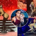 Vienas įžūliausių Madonnos pasirodymų: įsisiurbė reperei į lūpas, publikai imitavo lytinę sueitį