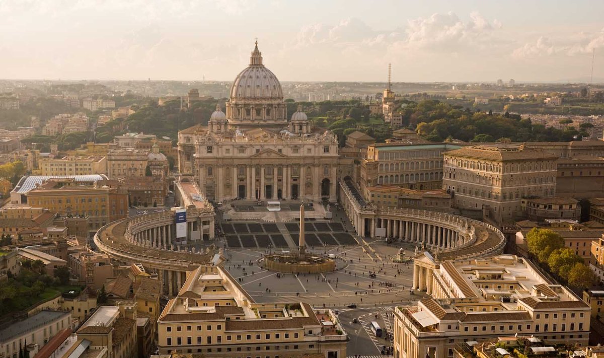 Vatikanas iš paukščio skrydžio. M.Jovaišos nuotr. 