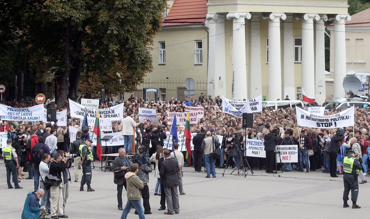 Lietuvos lenkų protestas
