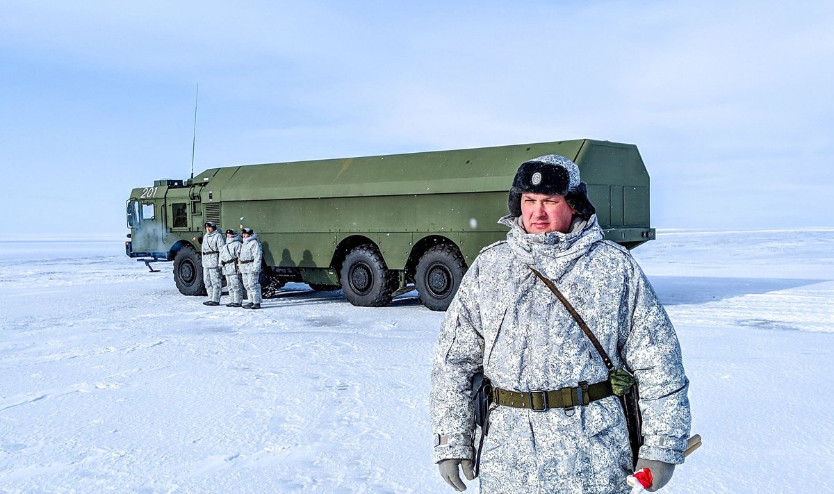 Rusų kariai Arktyje