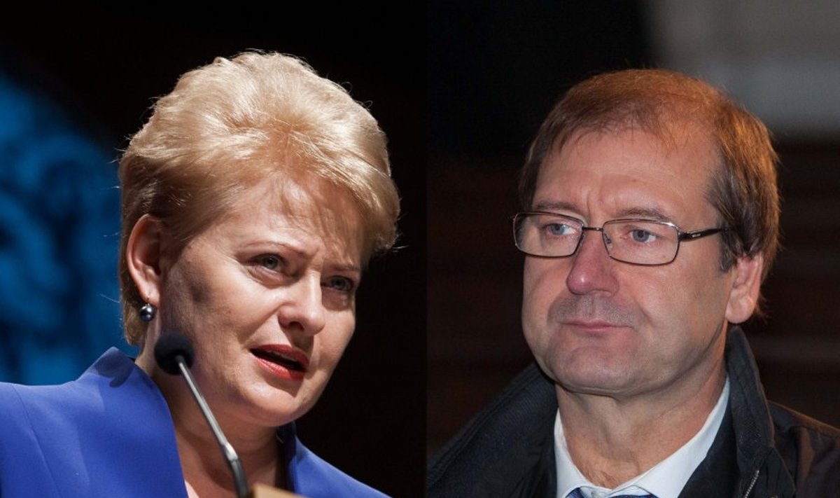 Dalia Grybauskaitė ir Viktoras Uspaskichas