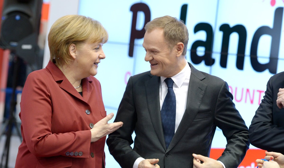 Angela Merkel ir Donaldas Tuskas
