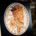Auksinė Stepono Batoro moneta atkurta iš gintaro: transliacijos akimirkos