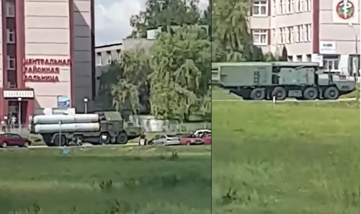 Priešlėktuvinės gynybos kompleksai S-300 netoli sienos su Lietuva