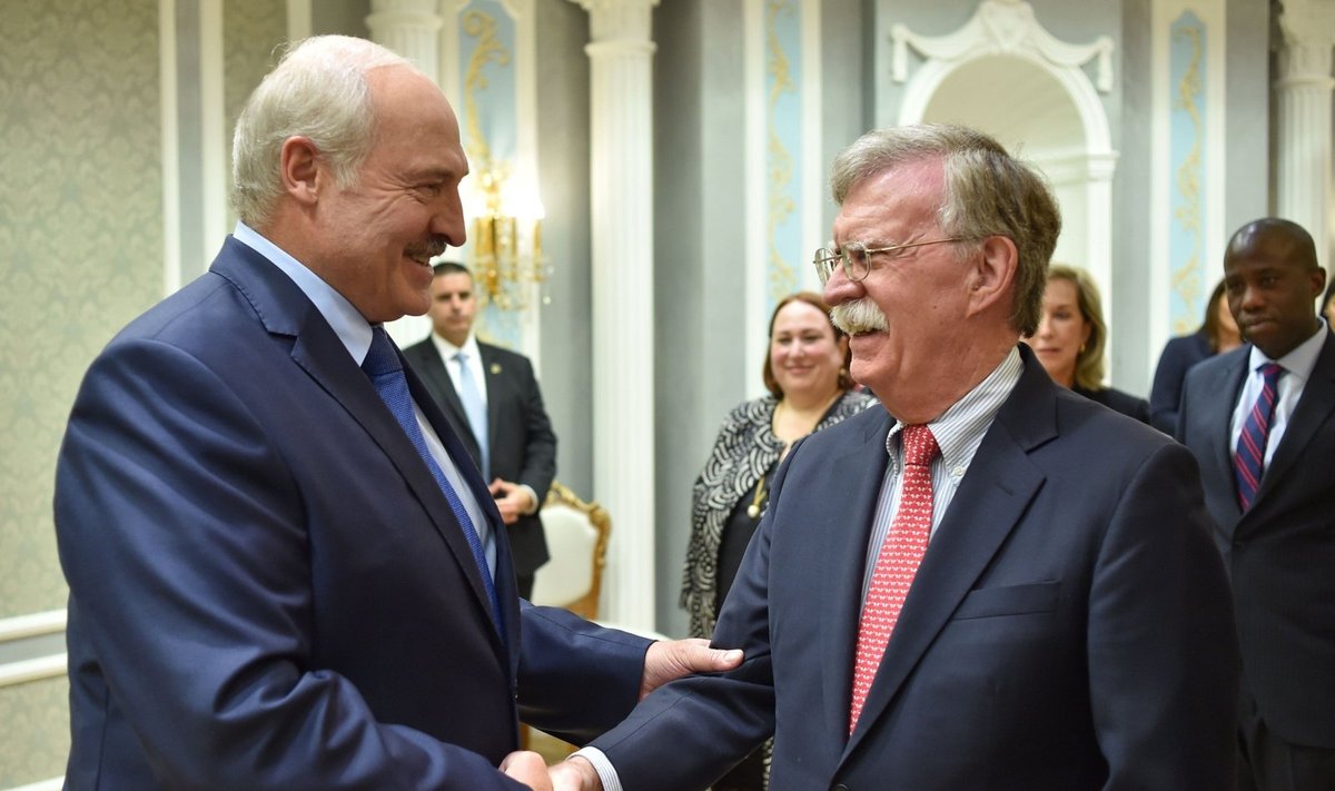 Aliaksandras Lukašenka, Johnas Boltonas
