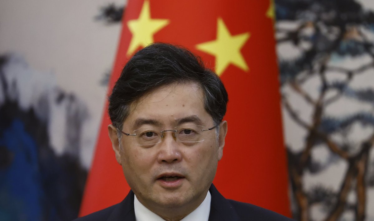 Kinijos užsienio reikalų ministras Qin Gang 