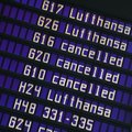 Lufthansa cancels Thursday's flights from Frankfurt to Vilnius