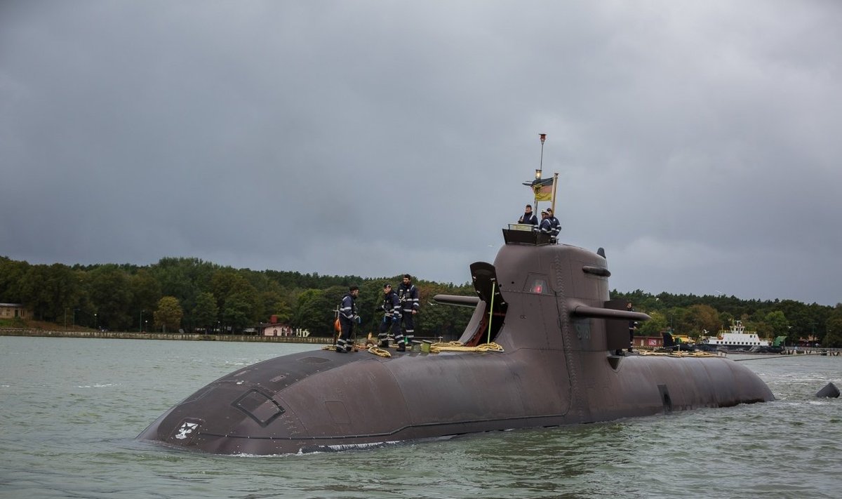 Vokietijos karinių jūrų pajėgų povandeninis karo laivas „U-31“ prisišvartavo Klaipėdos jūrų uoste