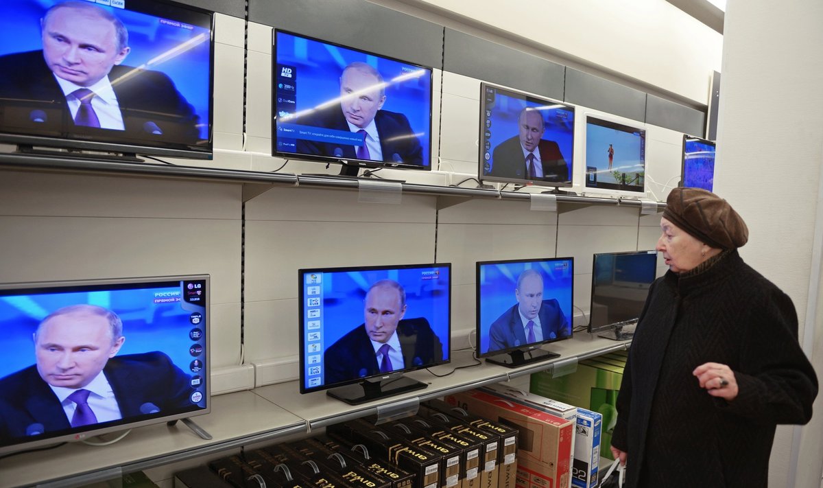 V. Putin on Russian television