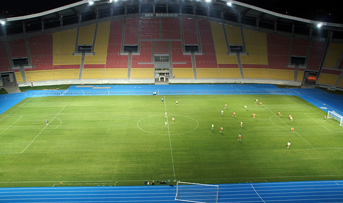 Dėl šio Skopjės stadiono pavadinimo LFF svetainėje kilo skandalas