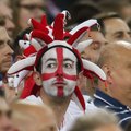 Anglijos futbolo fanai savaitgalį siautėjo Vilniuje