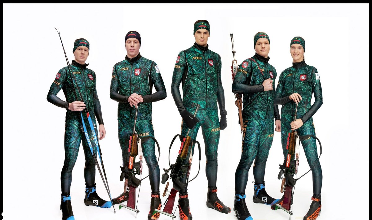 Atskleistas Lietuvos biatlonininkų įvaizdis Pekino žaidynėse / FOTO: Paulius Gasiūnas